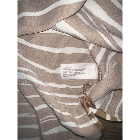 Women's Slip Dress - A New Day Brown Zebra Striped Small. NWT. Y - Picture 5 of 7